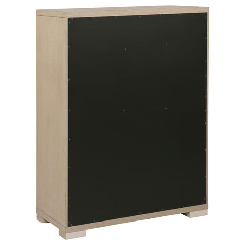 Jodie 5-drawer Bedroom Chest of Drawers Light Elm
