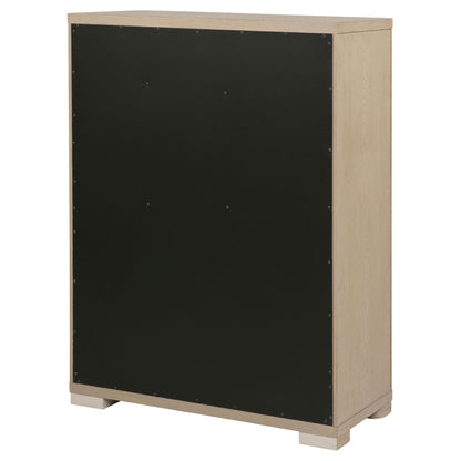 Jodie 5-drawer Bedroom Chest of Drawers Light Elm