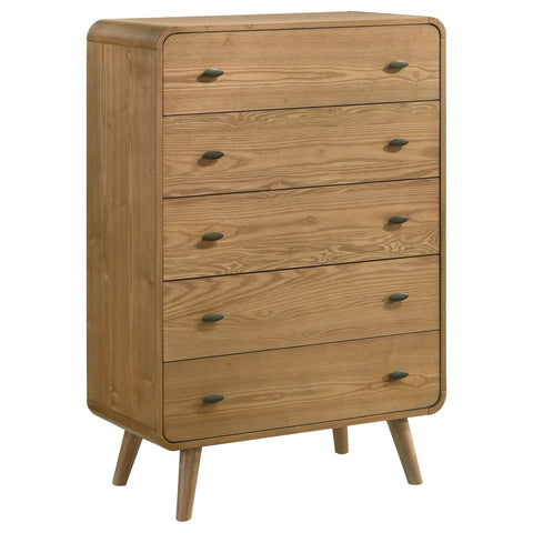 Alsina 5-piece Full Bedroom Set Light Ash