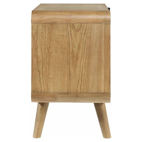 Yamileth 2-drawer Nightstand Bedside Table Light Ash
