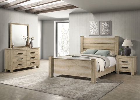 Dayton 4-piece Queen Bedroom Set Weathered Oak