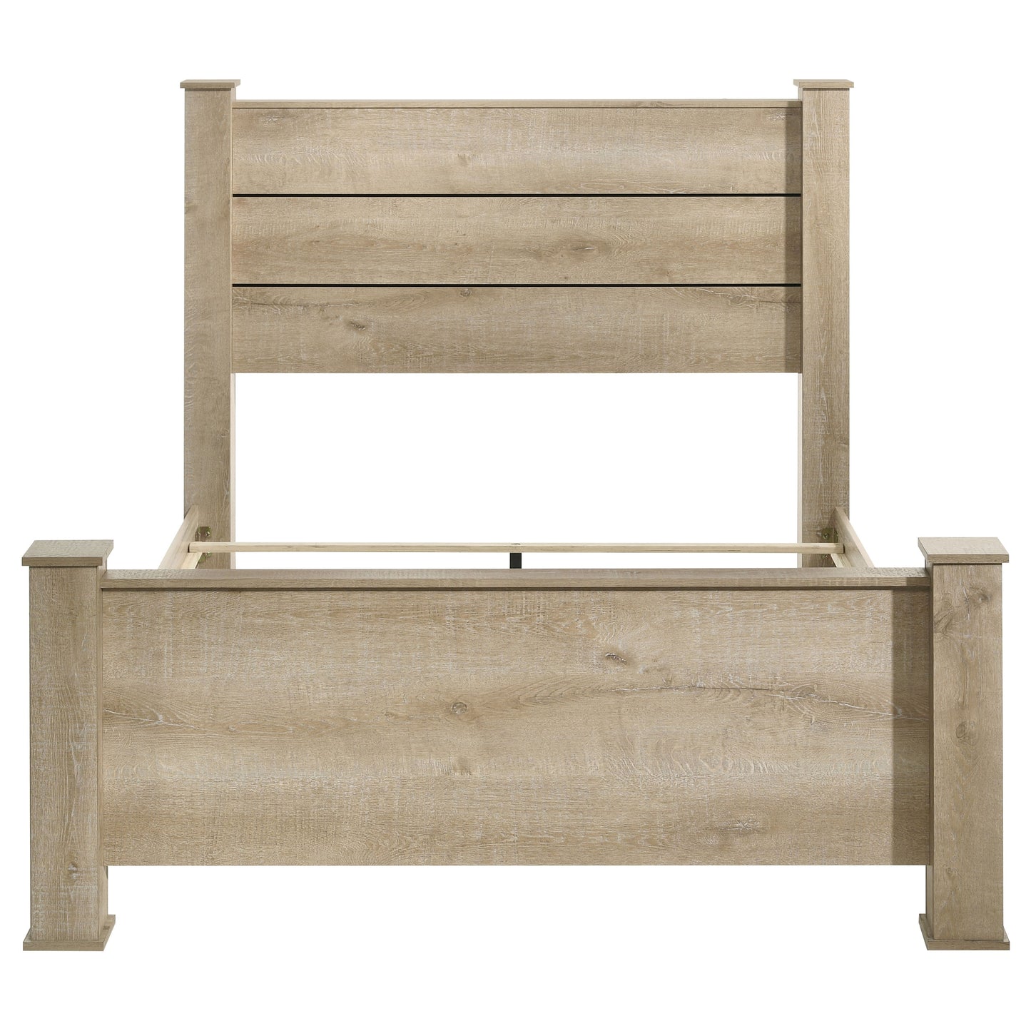 dayton 55-inch queen panel bed weathered oak