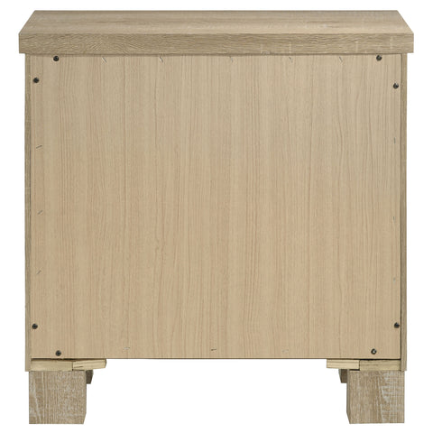 Dayton 2-drawer Nightstand Bedside Table Weathered Oak