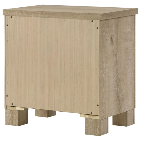 Dayton 2-drawer Nightstand Bedside Table Weathered Oak