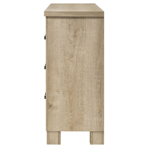 Dayton 6-drawer Bedroom Dresser Weathered Oak
