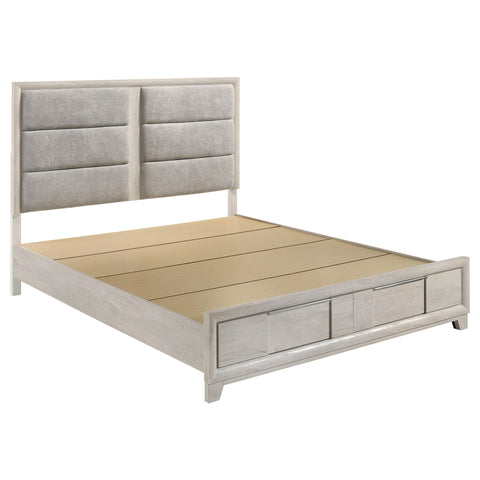 Macedo 5-piece Eastern King Bedroom Set Washed Grey
