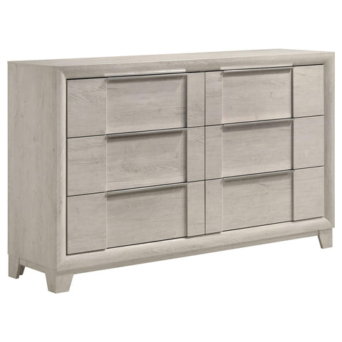 Macedo 5-piece Eastern King Bedroom Set Washed Grey
