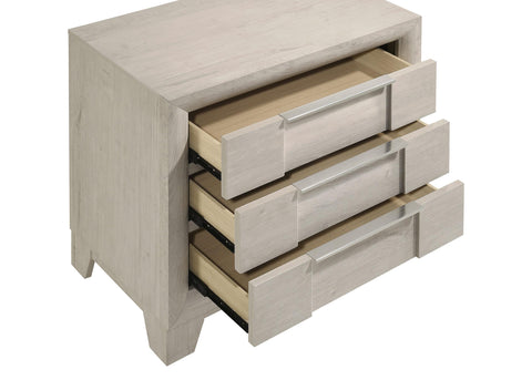 Macedo 4-piece Queen Bedroom Set Washed Grey