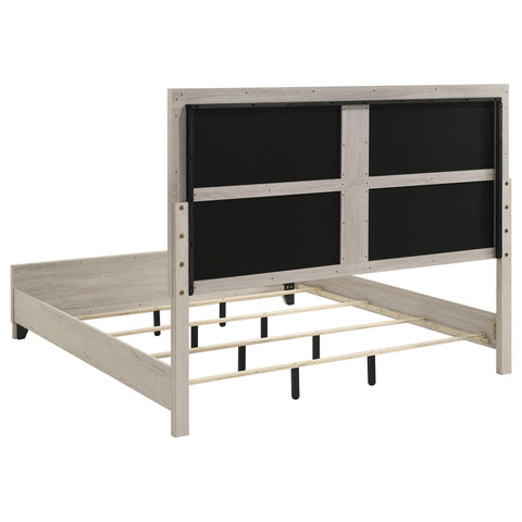 Macedo 5-piece Eastern King Bedroom Set Washed Grey