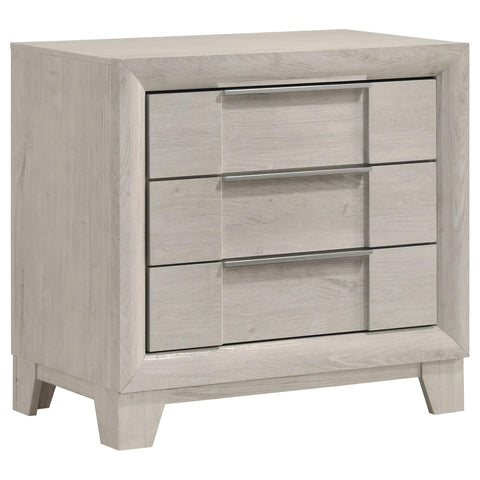 Macedo 5-piece Eastern King Bedroom Set Washed Grey