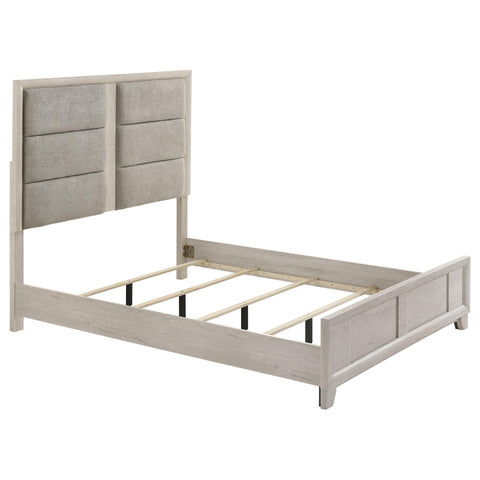 Macedo 4-piece Queen Bedroom Set Washed Grey