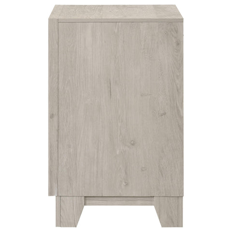 Macedo 2-drawer Nightstand Bedside Table Washed Grey