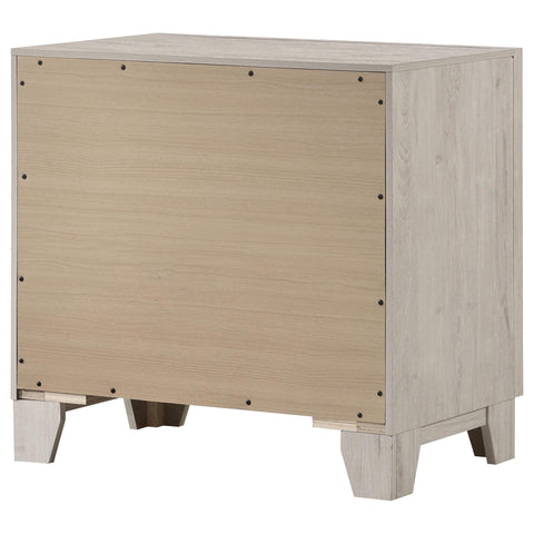 Macedo 2-drawer Nightstand Bedside Table Washed Grey