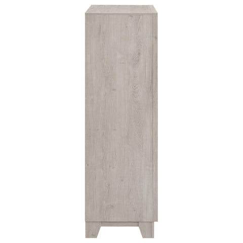 Macedo 5-drawer Chest of Drawers Washed Grey