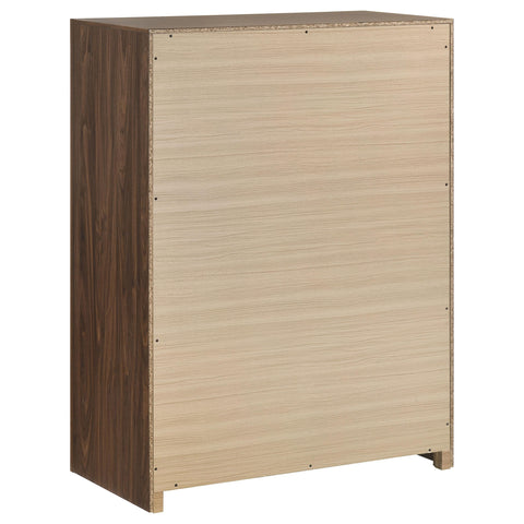 Lior 5-piece Full Bedroom Set Walnut