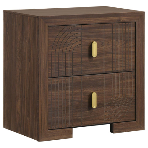 Lior 5-piece Twin Bedroom Set Walnut
