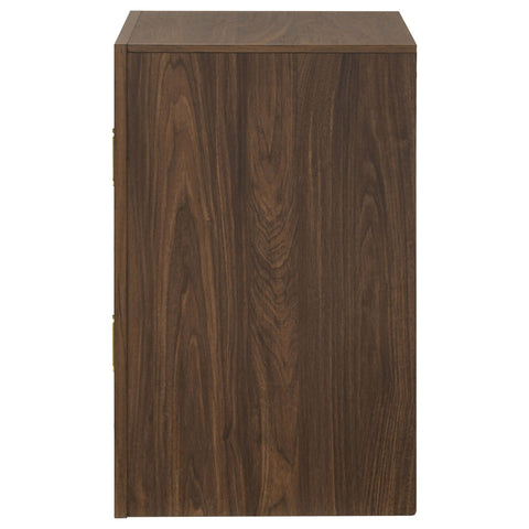 Lior 2-drawer Nightstand Bedside Table Walnut