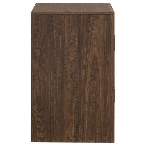 Lior 2-drawer Nightstand Bedside Table Walnut