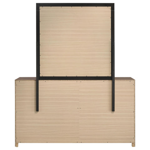 Lior 6-drawer Dresser with Mirror Walnut