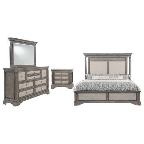 Canova 4-piece Queen Bedroom Set Weathered Taupe