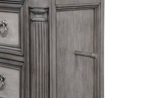 Canova 5-drawer Chest of Drawers Weathered Taupe