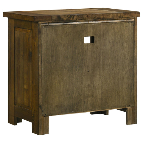 Beller 4-piece Eastern King Bedroom Set Rustic Brown