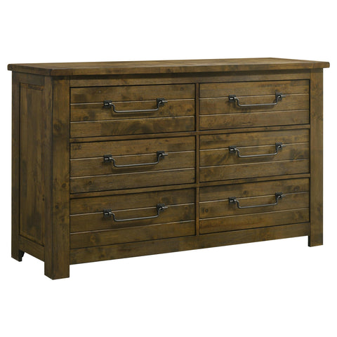 Beller 4-piece Queen Bedroom Set Rustic Brown
