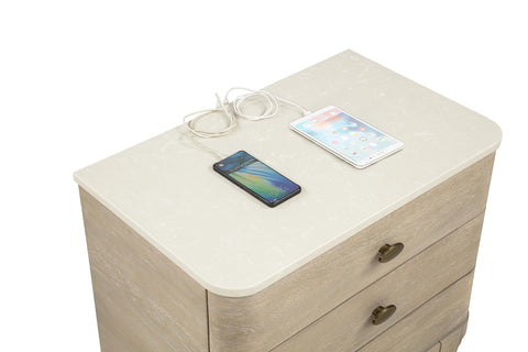 Carolyn 4-piece Queen Bedroom Set Sandstone
