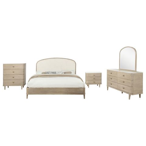 Carolyn 5-piece Queen Bedroom Set Sandstone