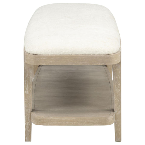Carolyn Upholstered Bedroom Bench Sandstone
