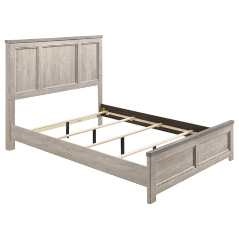 Castlewood 5-Piece Queen Panel Bedroom Set Grey and Weathered Taupe