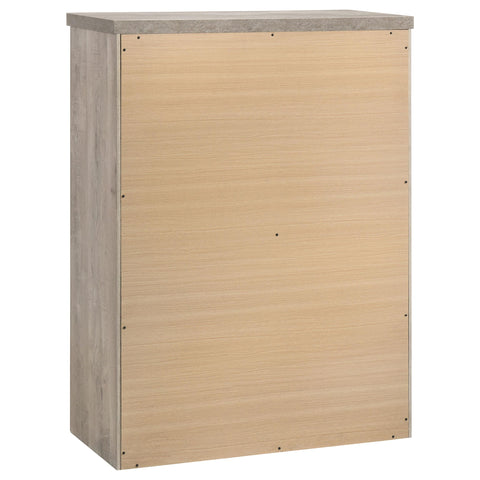 Castlewood 5-Piece Queen Panel Bedroom Set Grey and Weathered Taupe