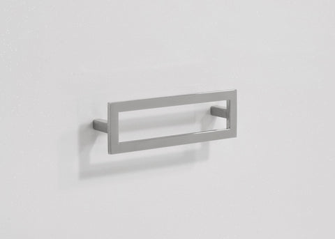 Cayenne 5-Drawer Chest of Drawers with Chrome Pulls White High Gloss