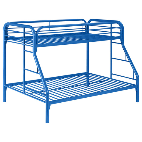 Marley Metal Twin Over Full Bunk Bed BlueBlue