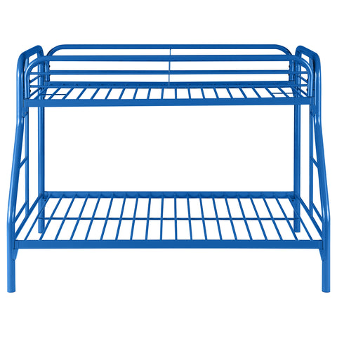 Marley Metal Twin Over Full Bunk Bed BlueBlue