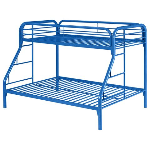 Marley Metal Twin Over Full Bunk Bed BlueBlue