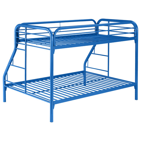 Marley Metal Twin Over Full Bunk Bed BlueBlue