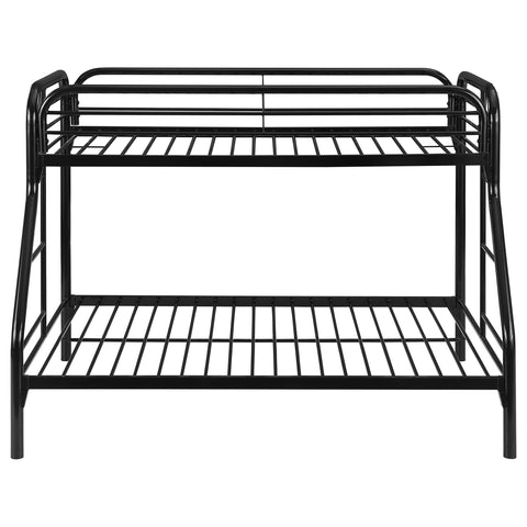 Marley Metal Twin Over Full Bunk Bed BlackBlack