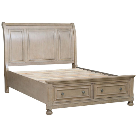 Zayden (3) Queen Platform Bed with Footboard Storage