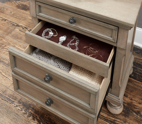 Zayden Night Stand, Hidden Drawer