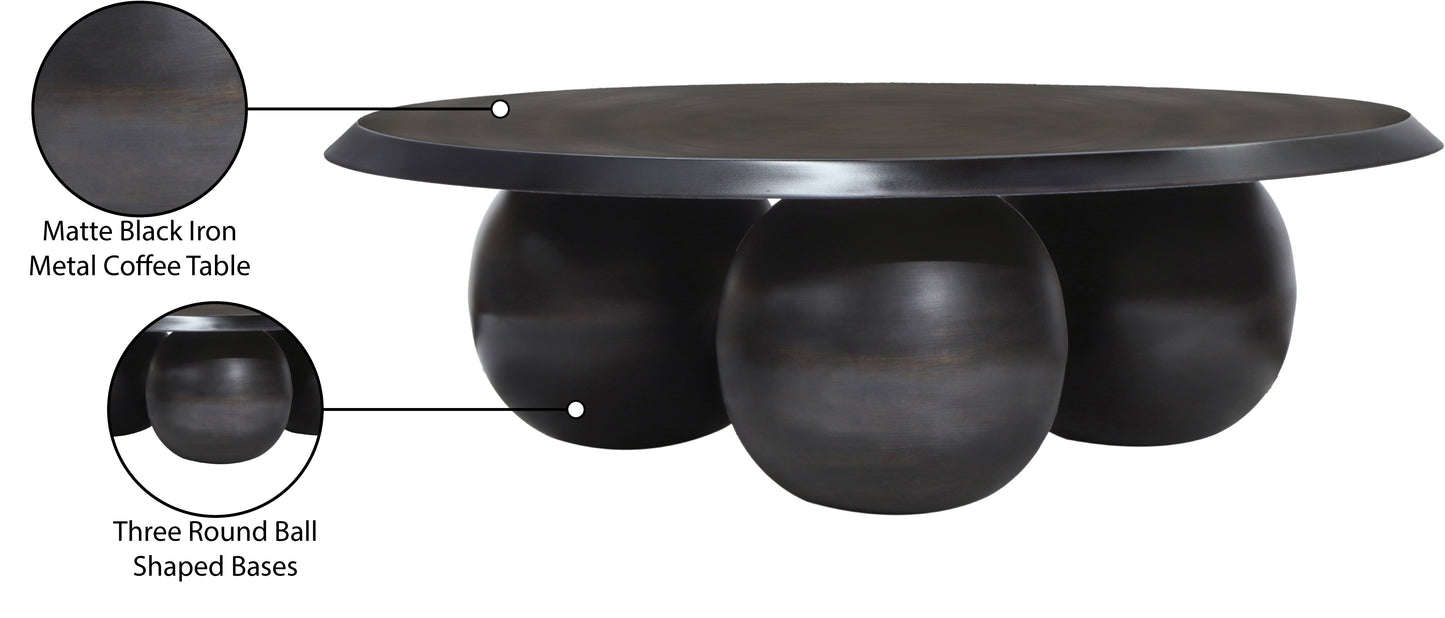 madison black coffee table