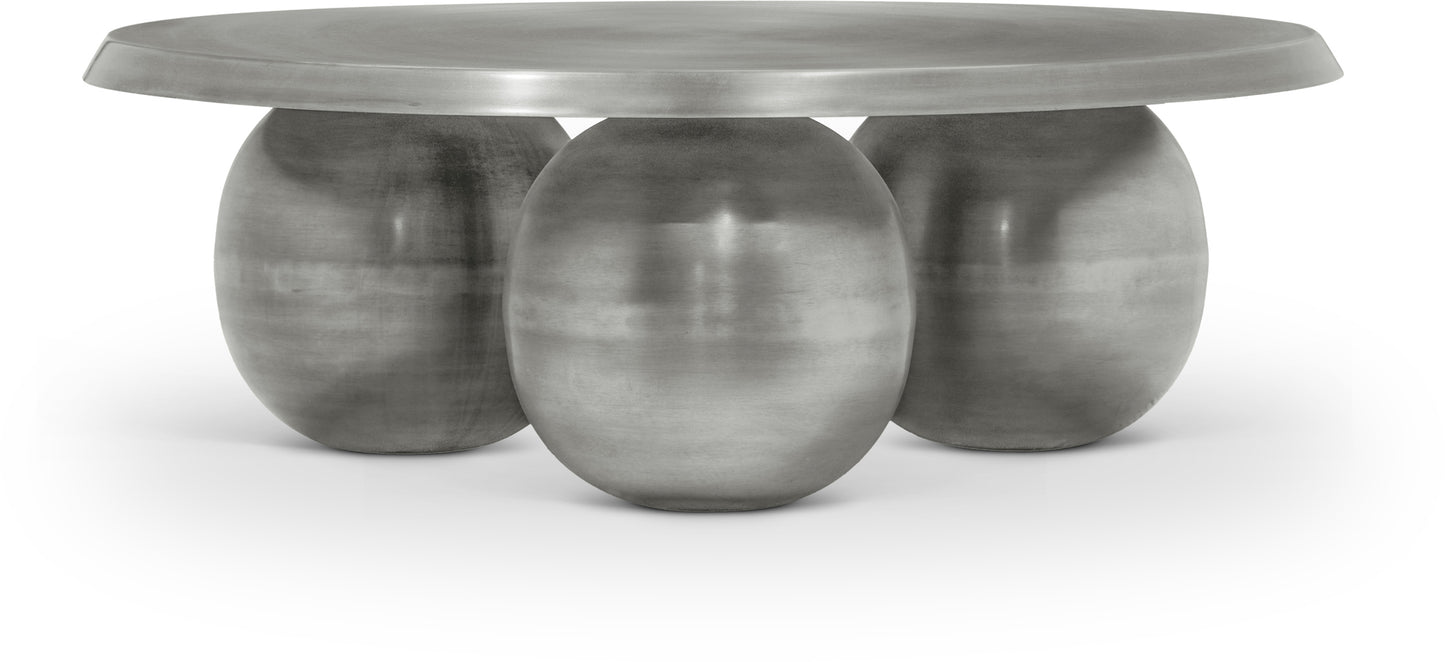 madison silver coffee table