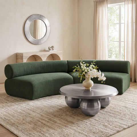 Yara Silver Iron Coffee Table, 1 Piece