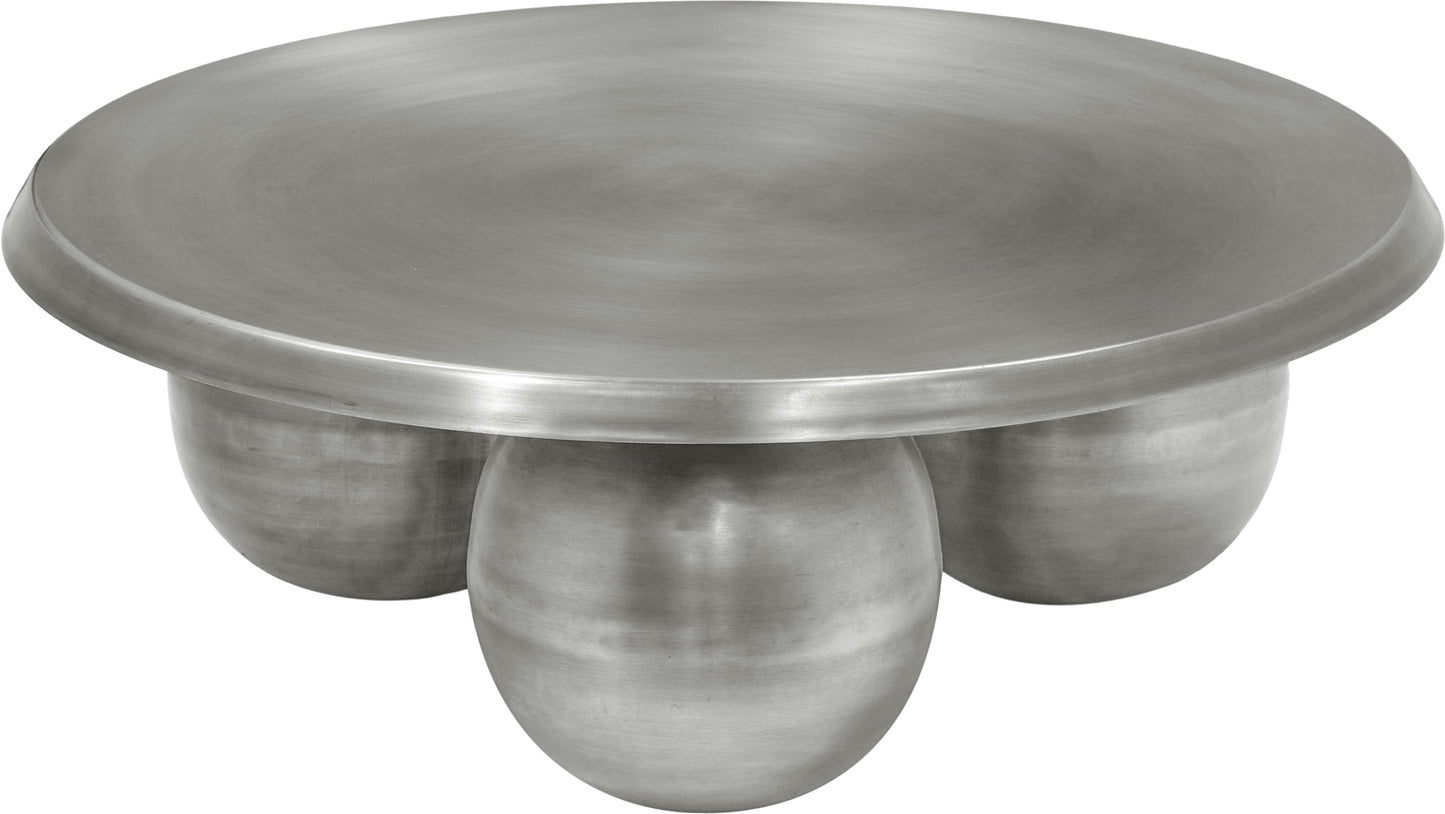 madison silver coffee table