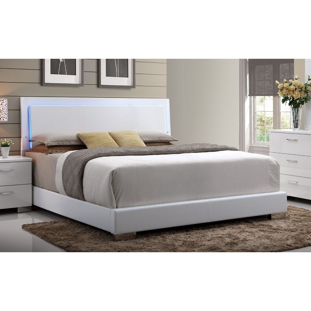 ek bed w/led