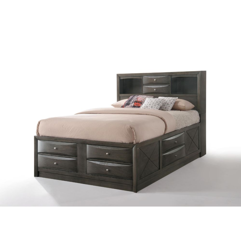 queen bed w/storage