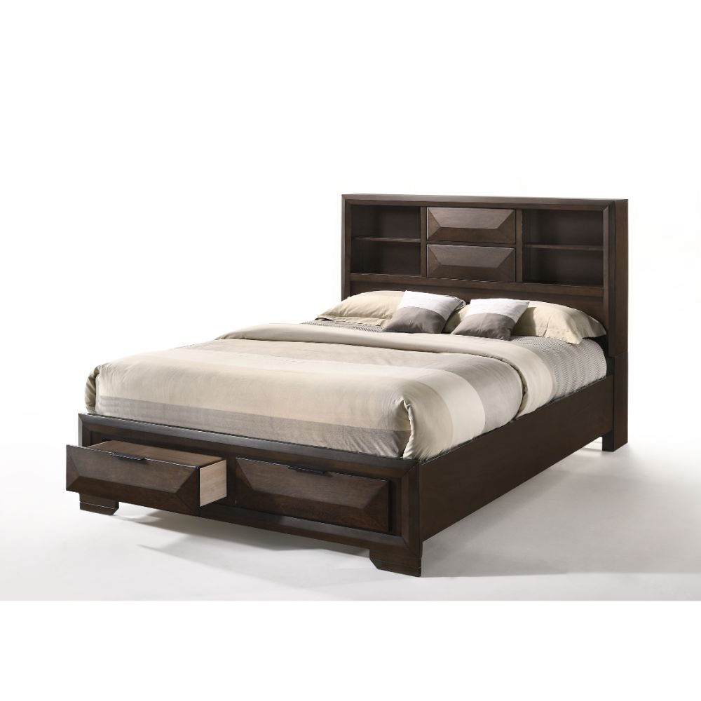 queen bed w/storage