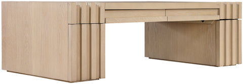 Opal Natural Oak Veneer And Solid Wood Coffee Table, 1 Piece