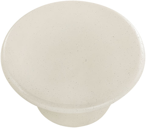 Dorian Cream Concrete And Fiberglass Indoor / Outdoor Coffee Table, 1 Piece