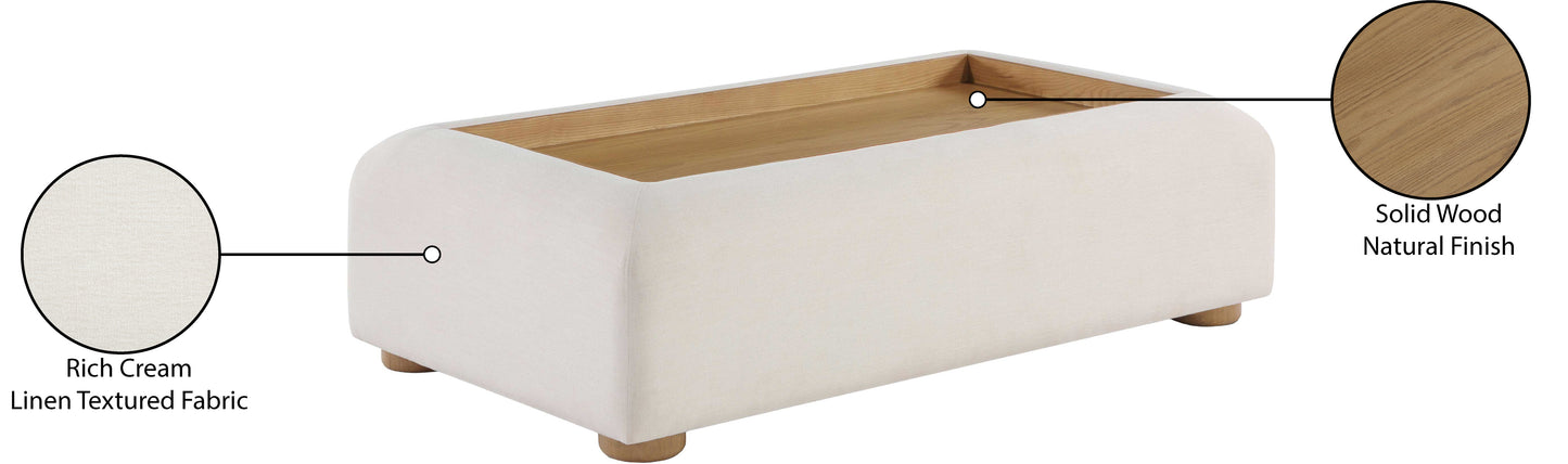 gideon cream coffee table